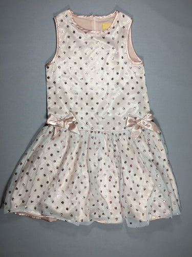 Collection prémium - robe s.m  de cérémonie rose - tule et paillettes, moins cher chez Petit Kiwi