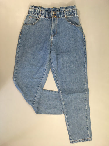 Jeans taille élastiquée, moins cher chez Petit Kiwi