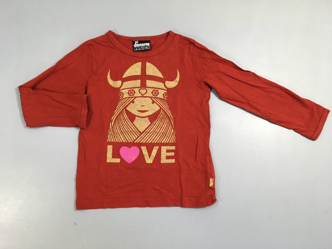 T-shirt m.l terra cotta viking, moins cher chez Petit Kiwi