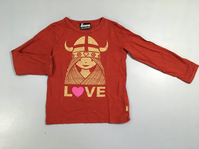 T-shirt m.l terra cotta viking, moins cher chez Petit Kiwi