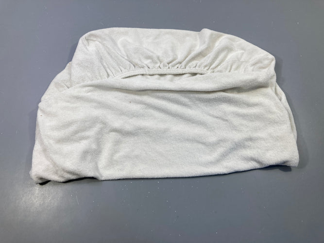 Drap housse blanc pour lit berceau, moins cher chez Petit Kiwi