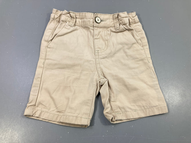 Bermuda beige, moins cher chez Petit Kiwi