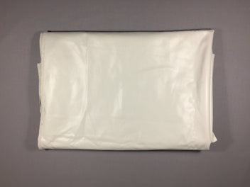Alèse blanche plastifiée - lit 1 pers