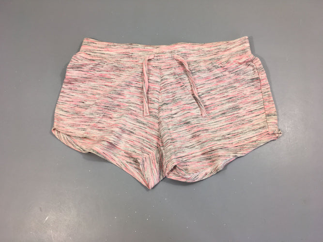 Short chiné rose/blanc/gris, moins cher chez Petit Kiwi