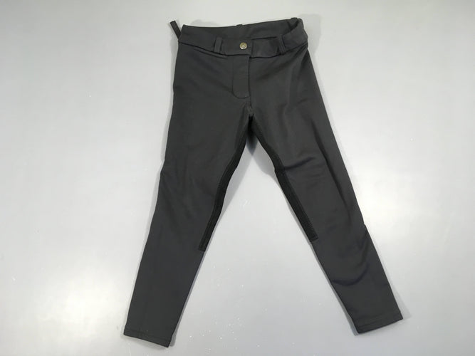 Pantalon d'équitation gris foncé doublé polar, moins cher chez Petit Kiwi