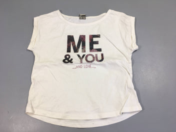 T-shirt m.c blanc, me&you