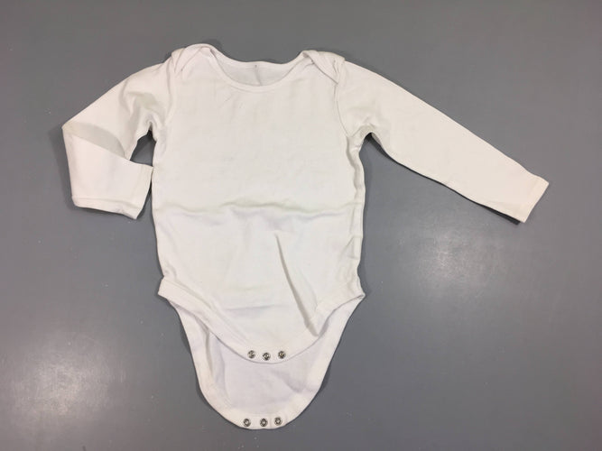 Body m.l blanc, moins cher chez Petit Kiwi
