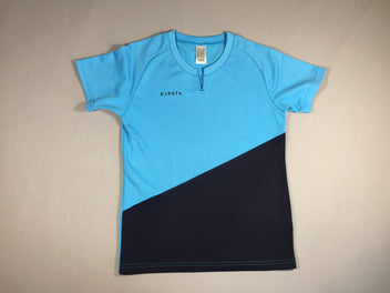Kipsta - T-shirt m.c bleu et bleu foncé