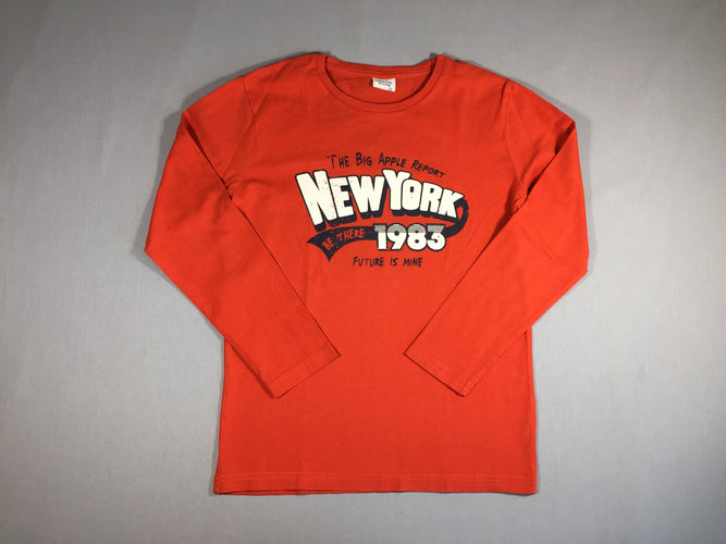 T-shirt m.l orange NeYork, moins cher chez Petit Kiwi