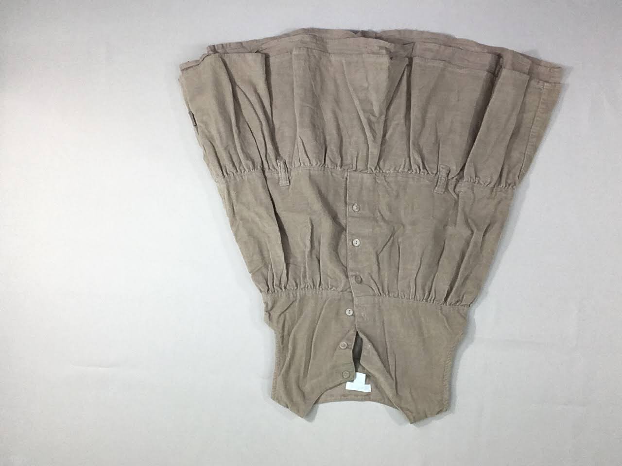 Robe s.m velours côtelé beige