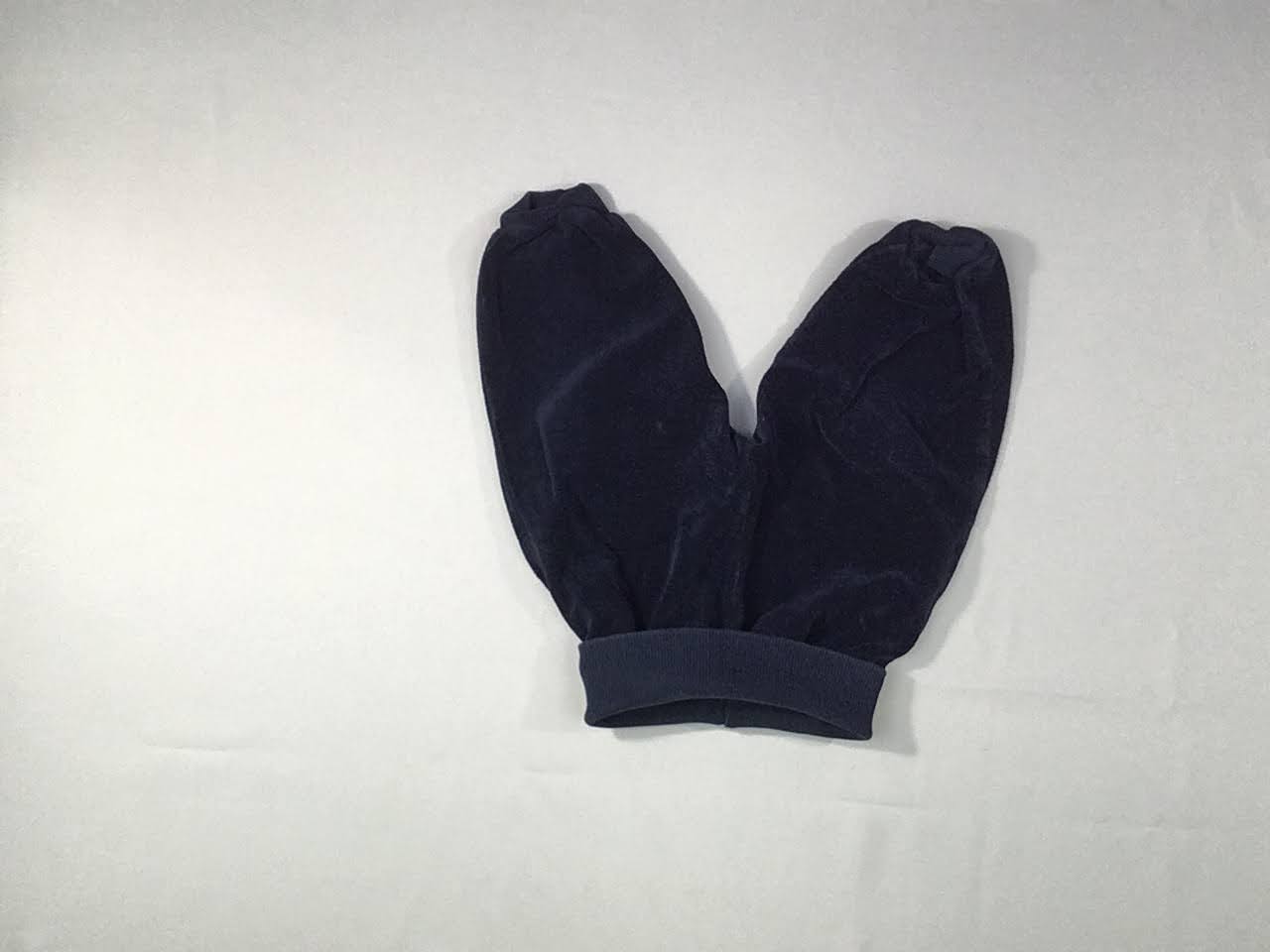 Pantalon velours/éponge bleu marine