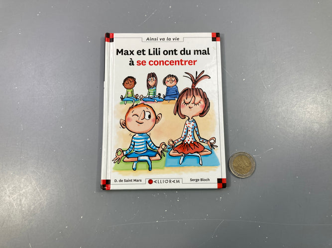Max et Lili ont du malàse concentrer, moins cher chez Petit Kiwi