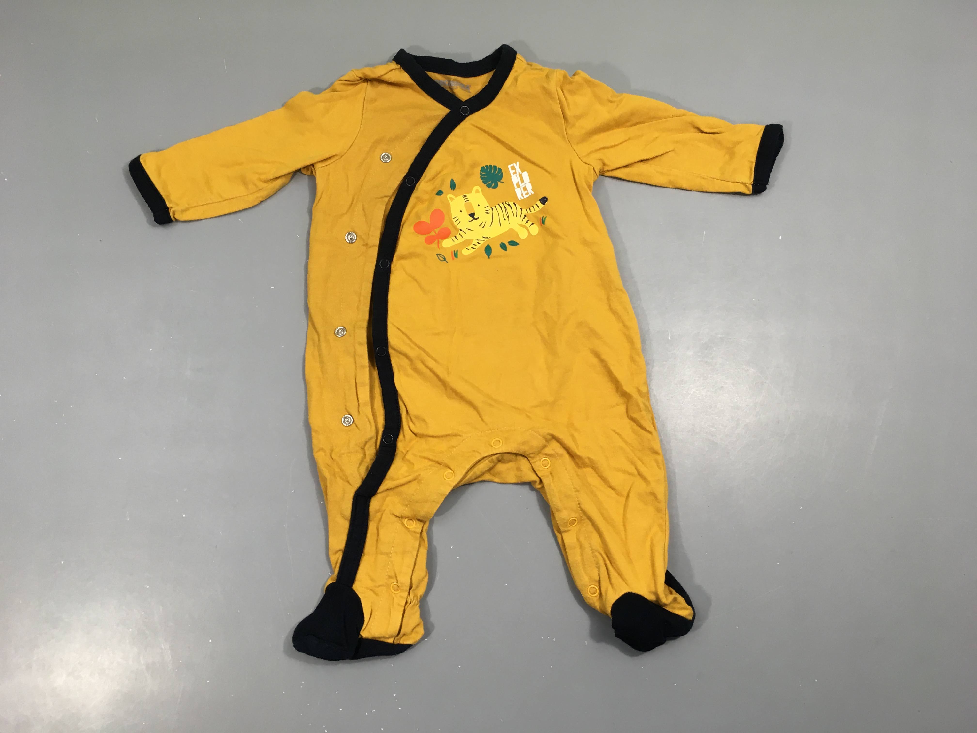 Pyjama jersey orange tigre