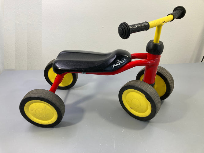 Puky Vélo enfant Pukylino rouge-jaune +12m, moins cher chez Petit Kiwi