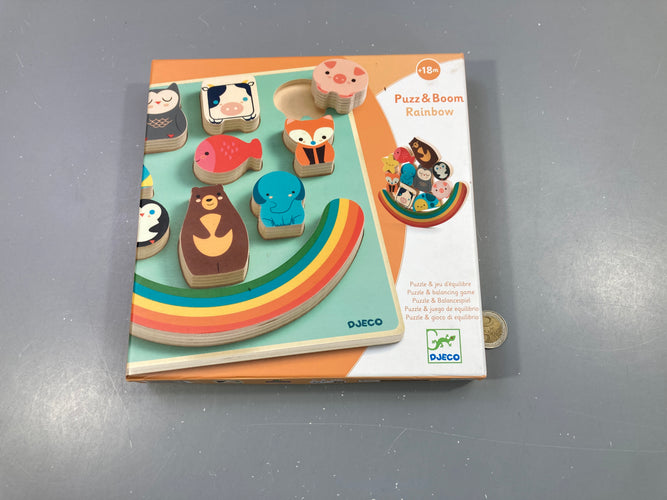Puzz&Boom Rainbow Pièces usées +18m complet, moins cher chez Petit Kiwi