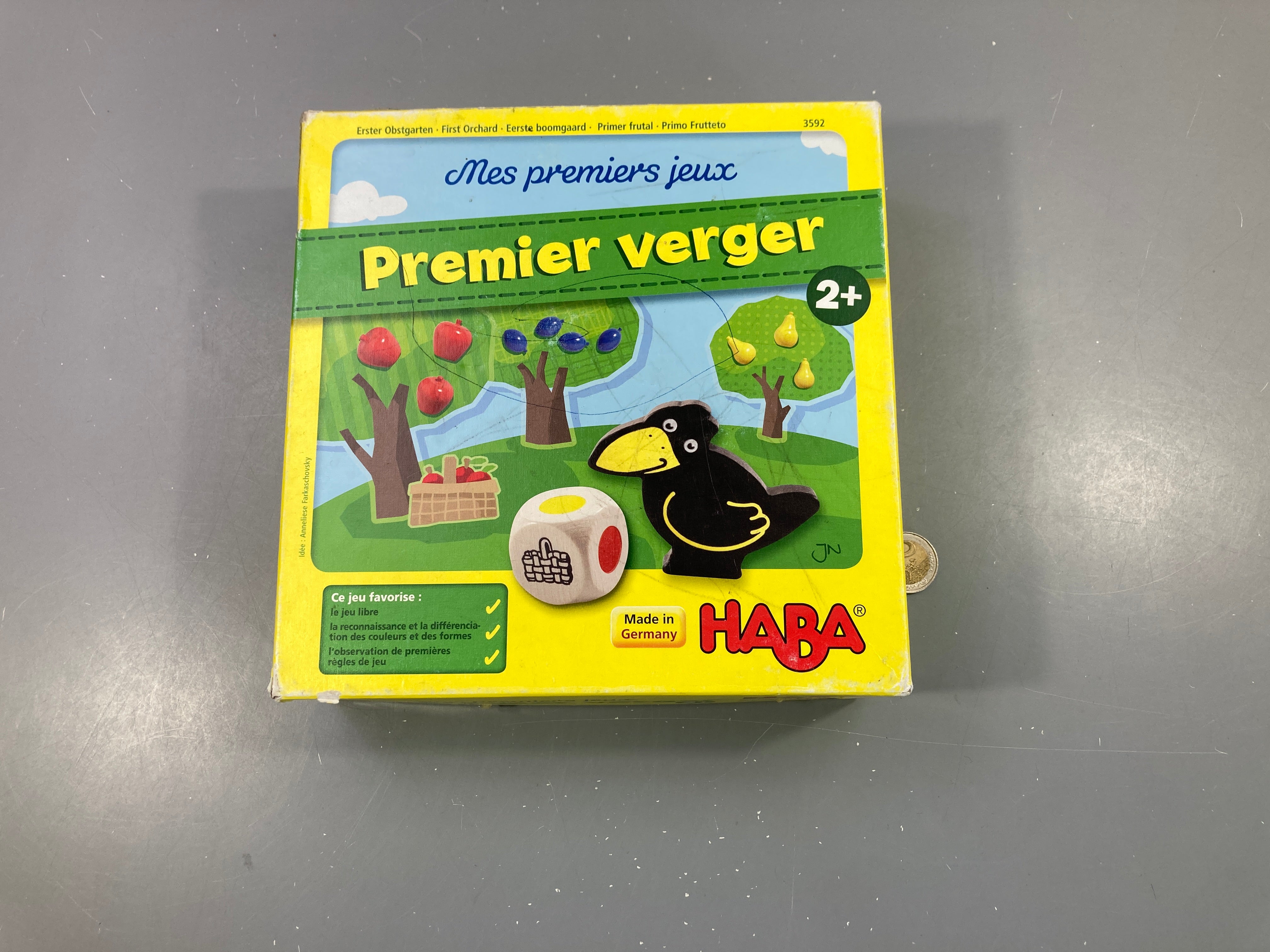 Mon premier verger +2a Certaines pièces cartonnées usées! et manque le manuel