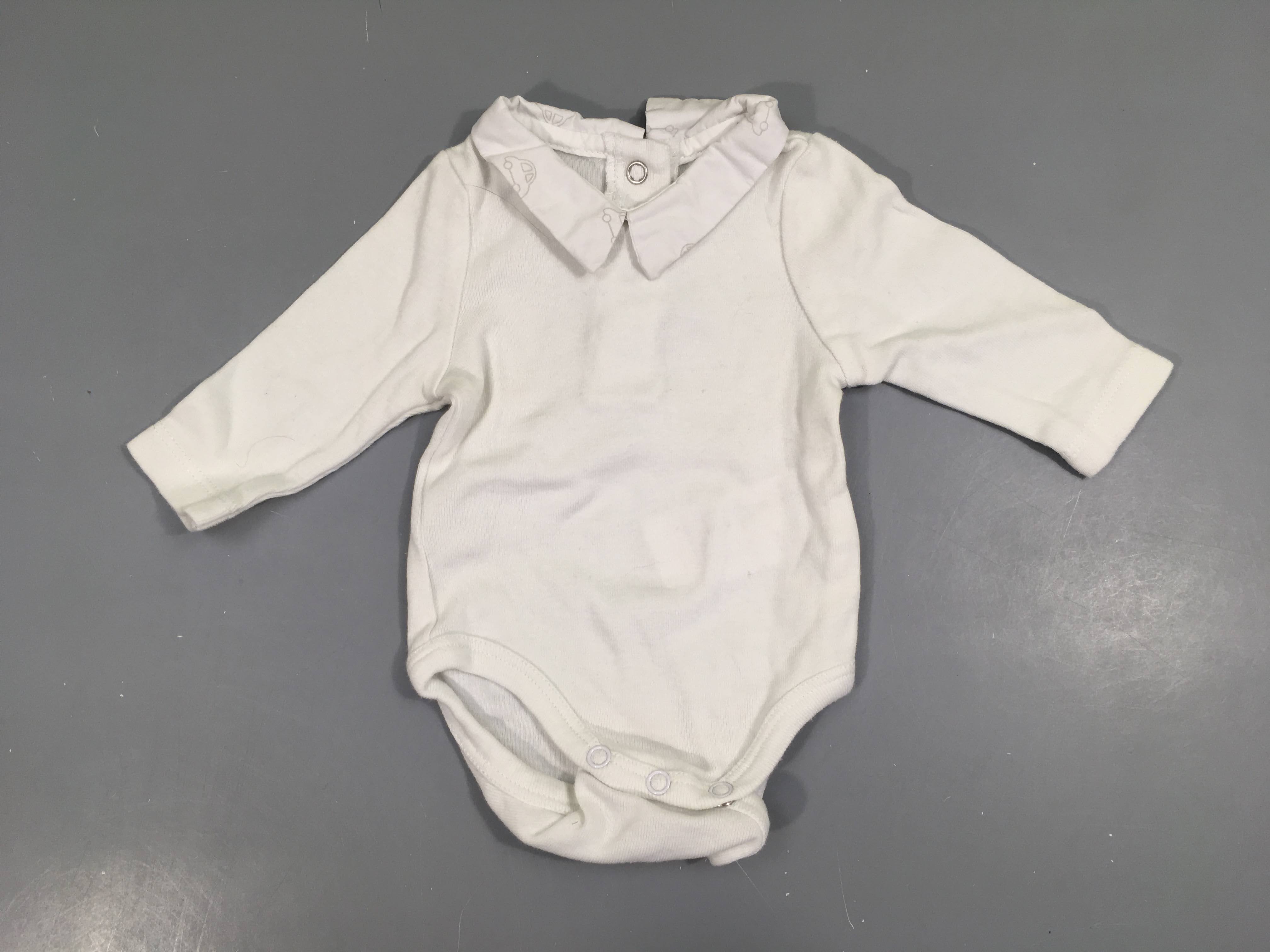 Body m.l blanc col voitures