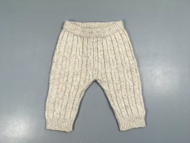 Pantalon mailles grises Bouloché, moins cher chez Petit Kiwi