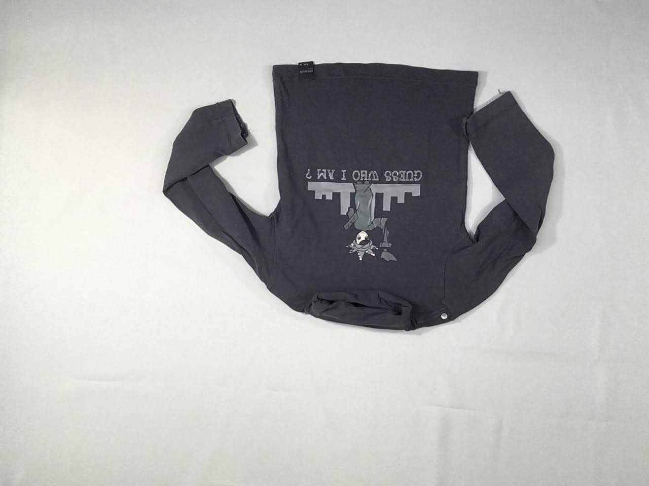 T-shirt col roulé grix foncé Statue liberté