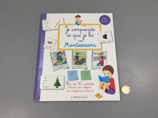 Je comprends ce que je lis avec Montessori Dès 6a, moins cher chez Petit Kiwi