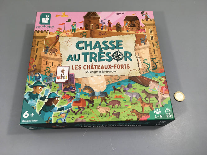 Chasse au trésor-Les châteaux-forts +6a Complet, moins cher chez Petit Kiwi