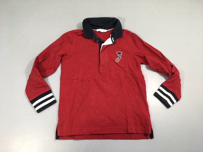 Polo ml rouge foncé J, moins cher chez Petit Kiwi