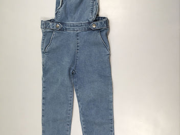 Salopette en jean froufrous