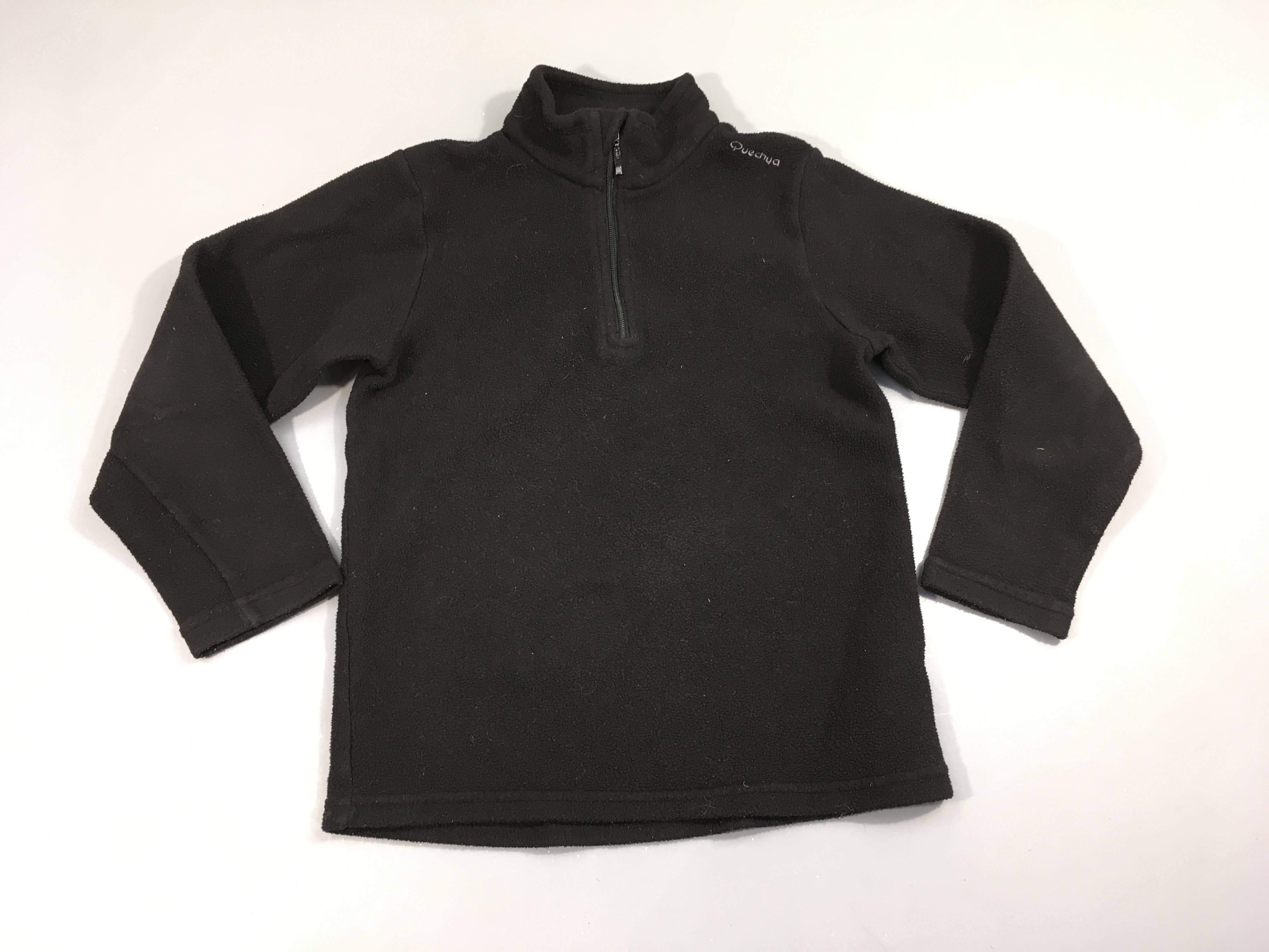 Polar noir col zippé