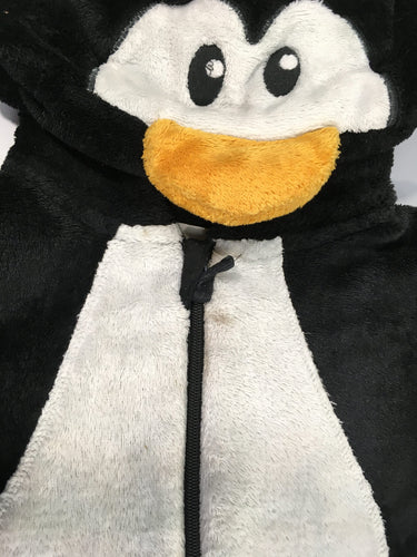 Surpyjama pinguin-Tache près de la tirette voir photo, moins cher chez Petit Kiwi