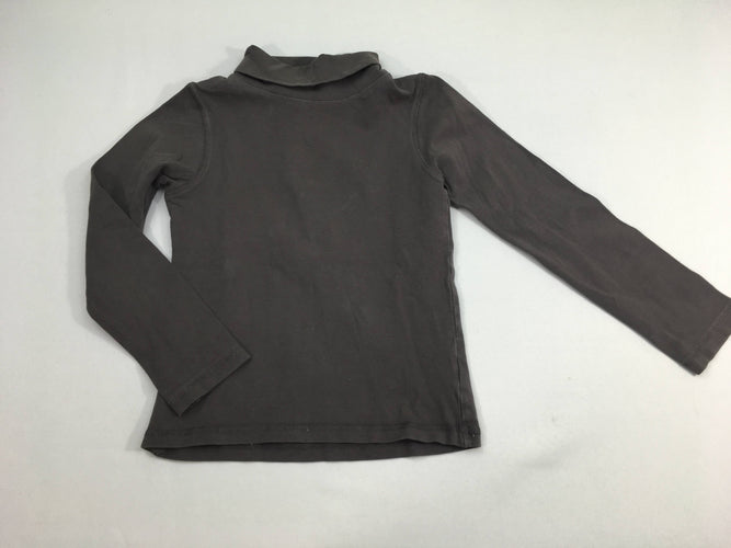T-shirt m.l col roulé brun, moins cher chez Petit Kiwi