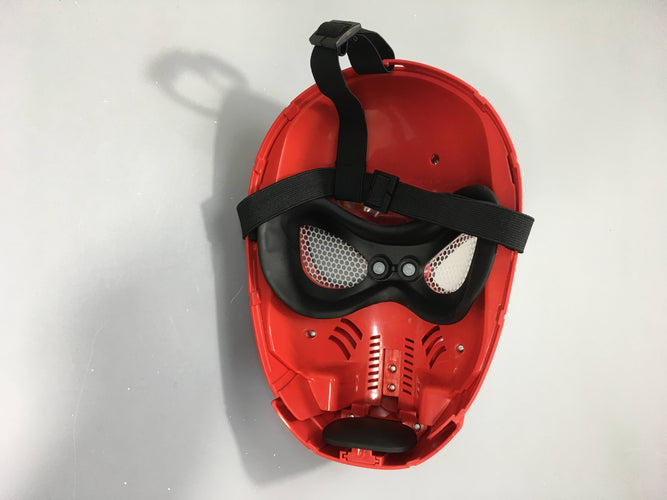 Masque de Spiderman articulé, bouche et yeux bougent avec le menton, moins cher chez Petit Kiwi
