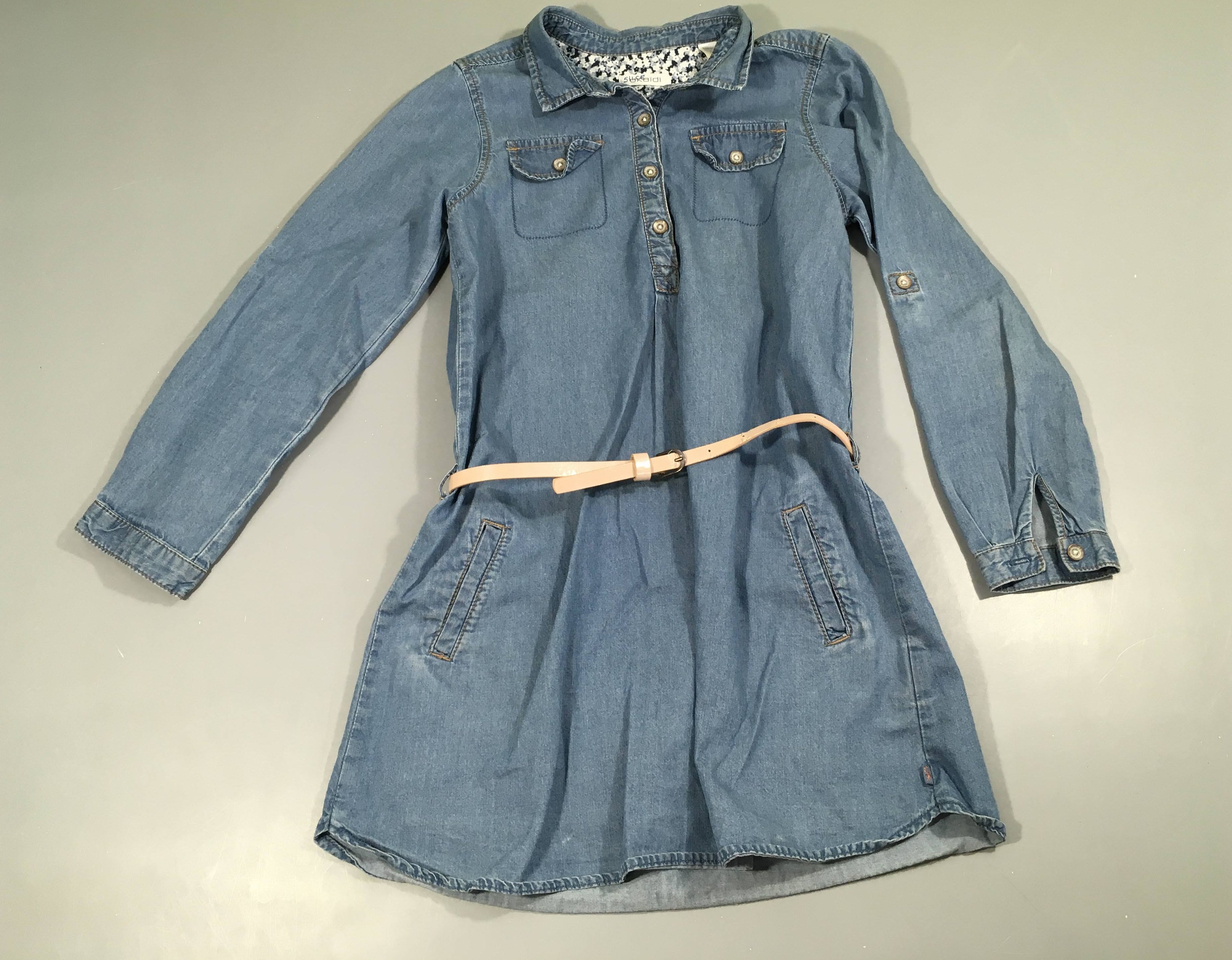 Robe m.l Denim + Ceinture