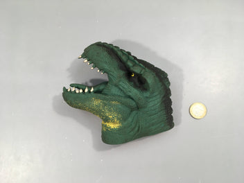 Marionnette silicone dinosaure