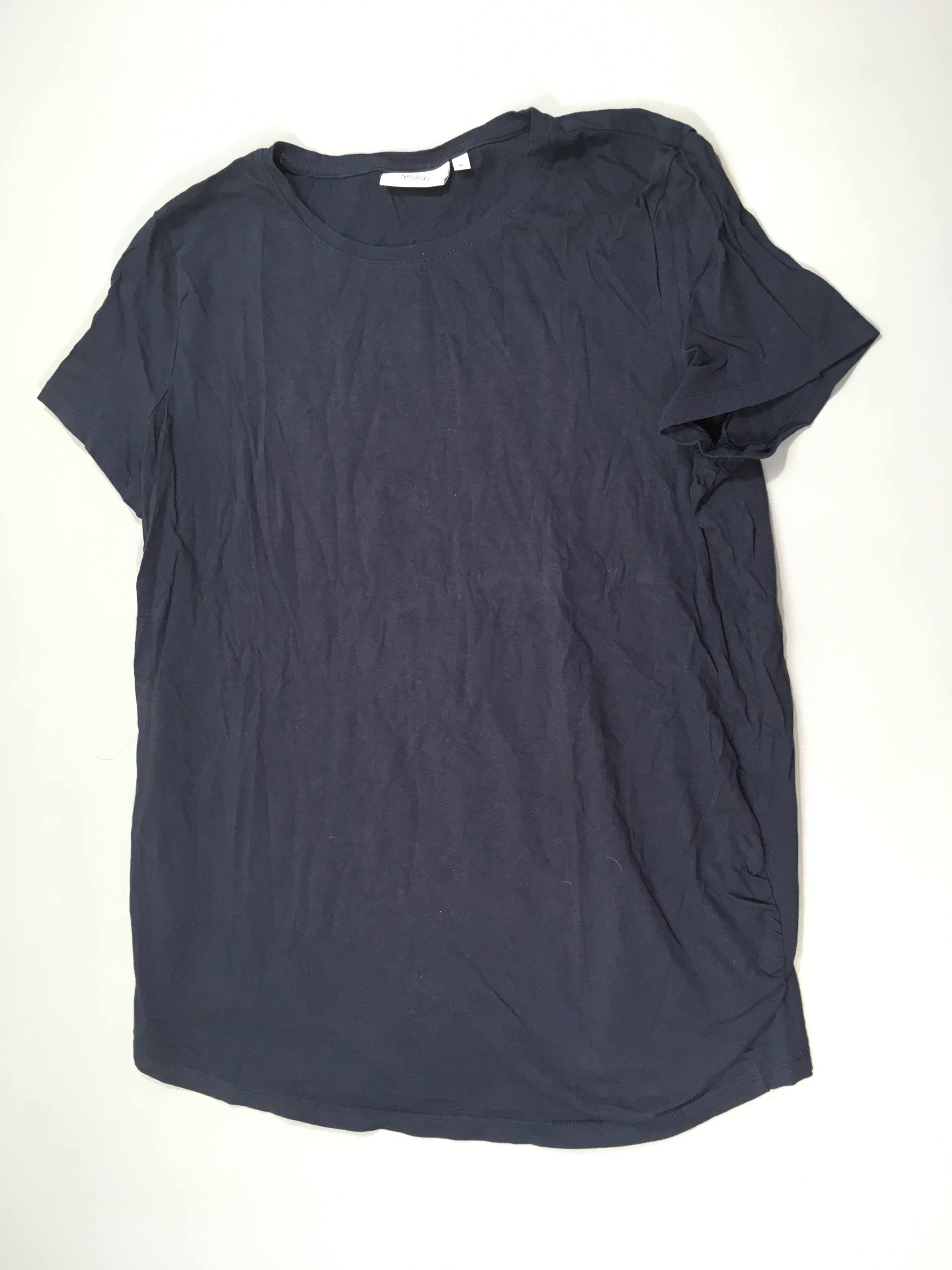 T-shirt de grossesse m.c bleu foncé