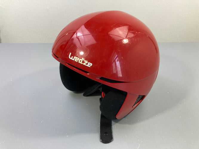 Casque de ski Wed'ze rouge 48-52cm, moins cher chez Petit Kiwi