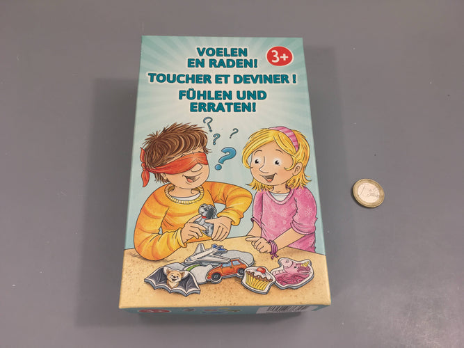 Complet toucher et deviner! 3+, moins cher chez Petit Kiwi