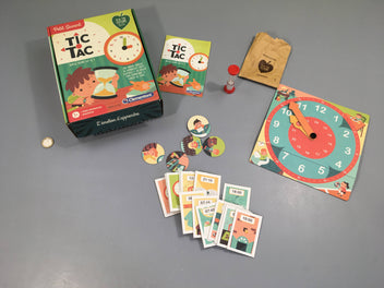 Complet Tic Tac quelle heure est-il? 5+