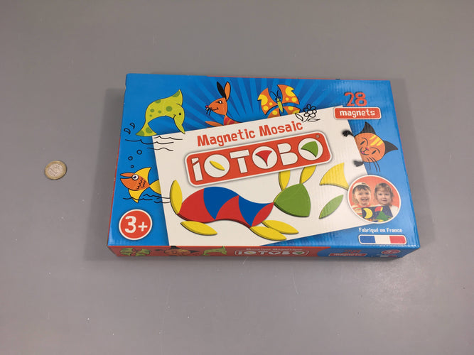 Complet magnetic mosaic iotobo, 3+, moins cher chez Petit Kiwi