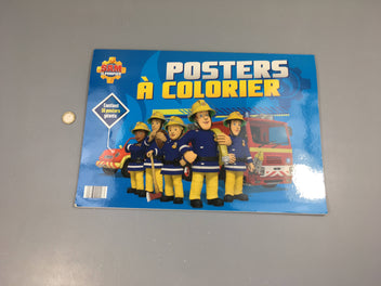 NEUF posters à colorier Sam le pompier