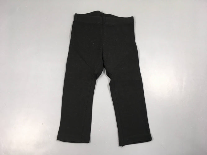 Legging 3/4 noir, moins cher chez Petit Kiwi