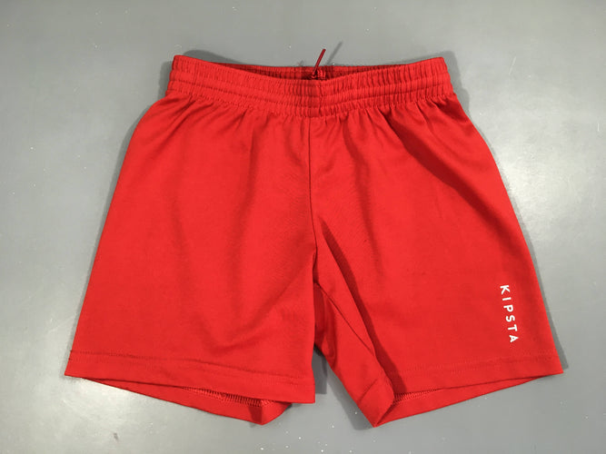 Short de sport rouge Kipsta, moins cher chez Petit Kiwi
