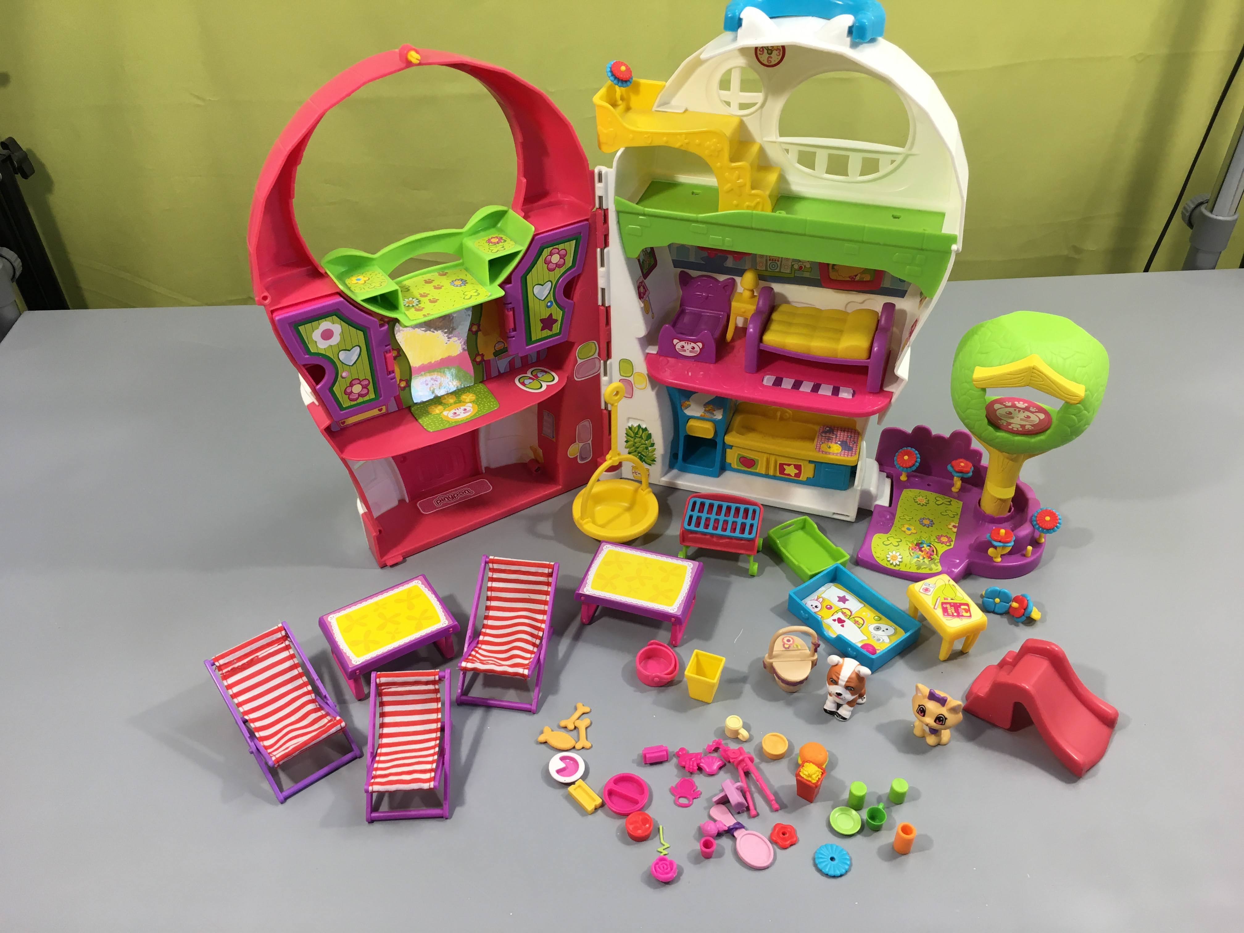 Pinypon-Appartement malette jauni+ accessoires (voir photo) Vendu sans personnage