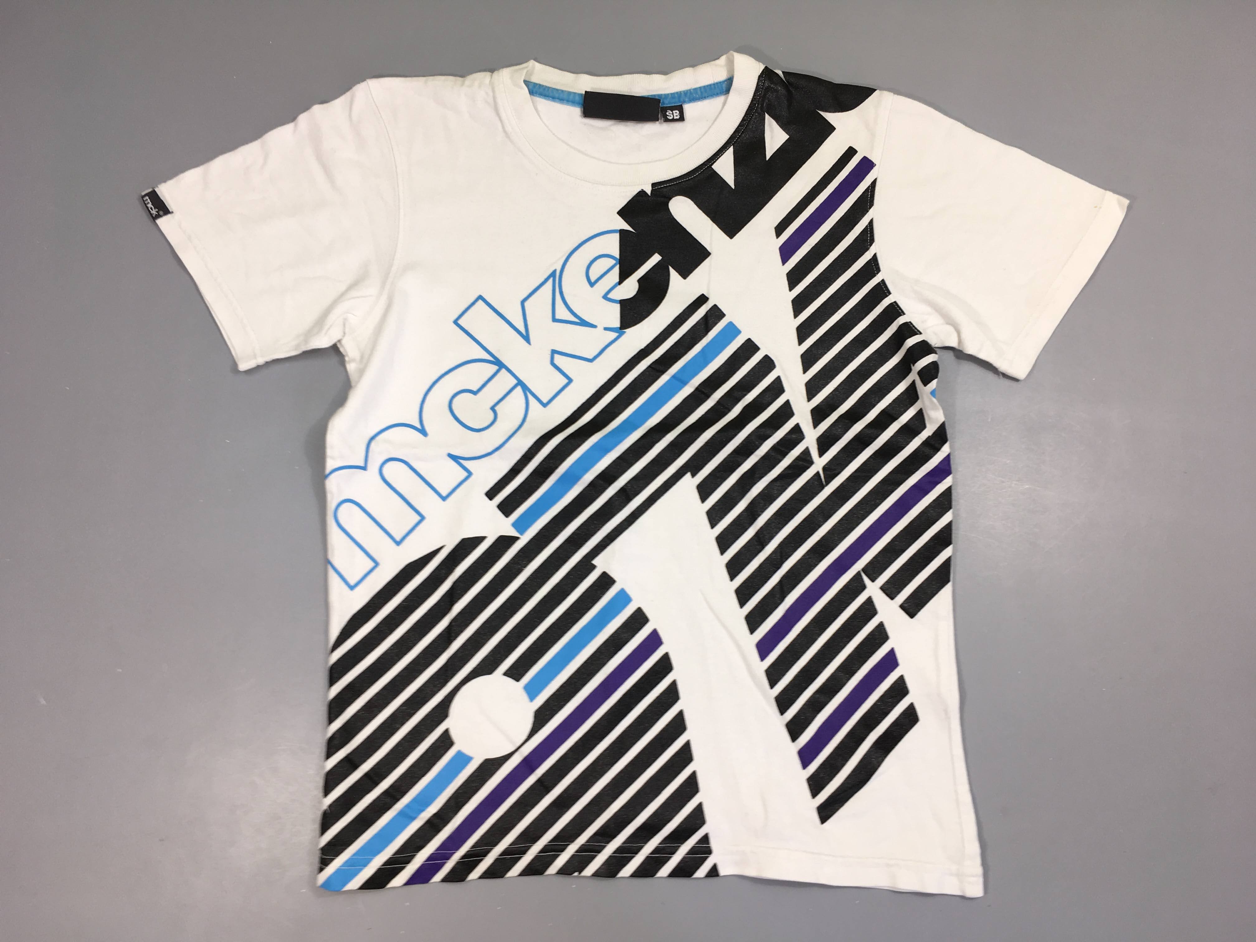 T-shirt m.c blanc m.ckenzie