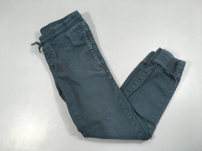 Pantalon bleu Taché genou G taille et chevilles élastiques, moins cher chez Petit Kiwi