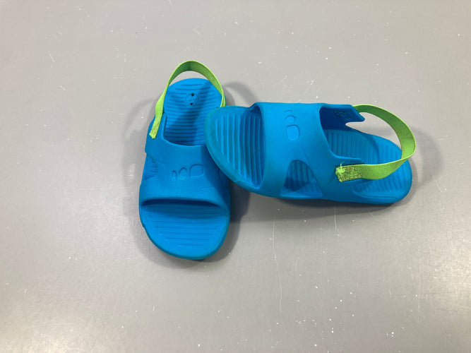 Sandales d'eau bleu-vert, moins cher chez Petit Kiwi