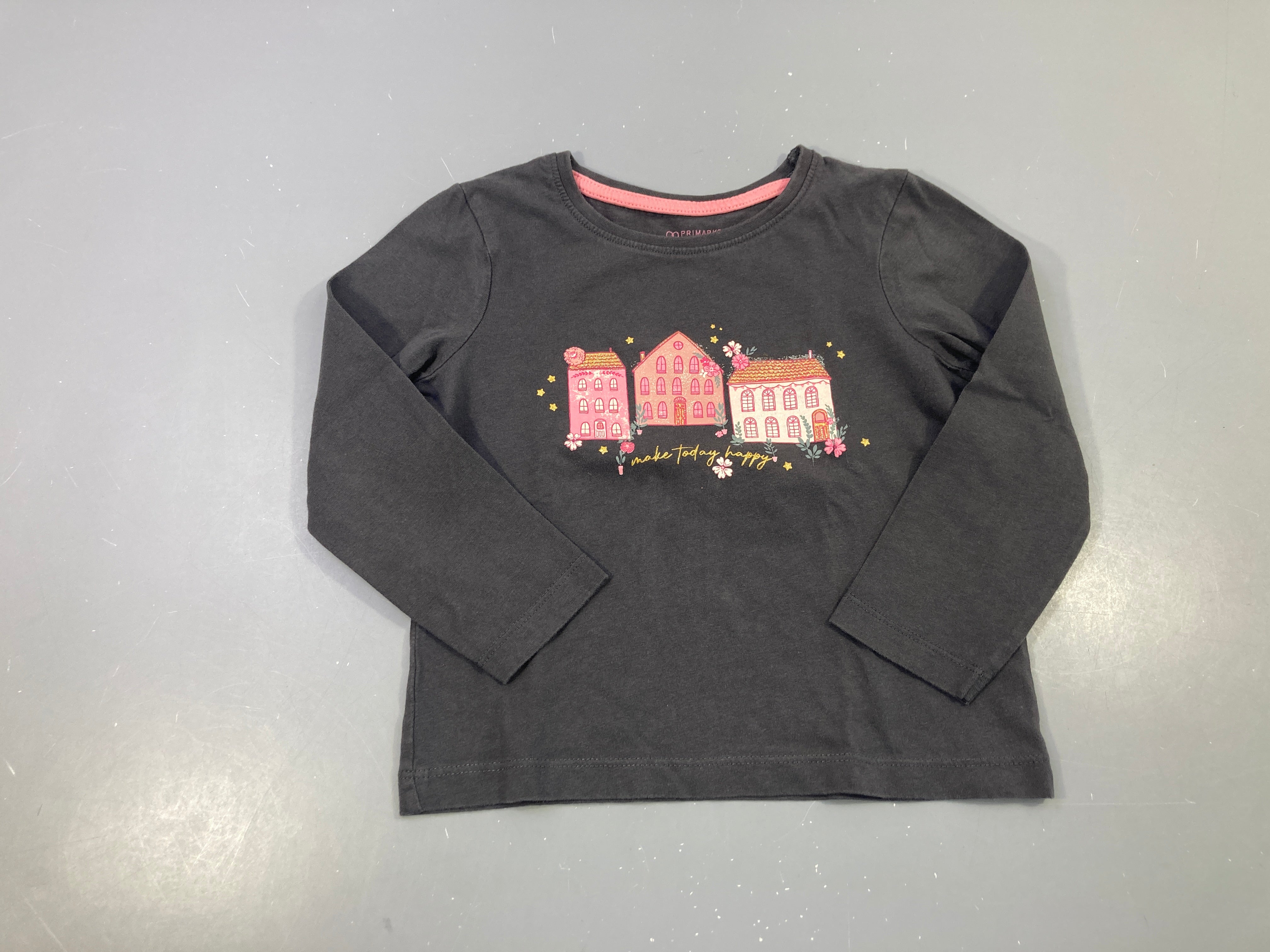 T-shirt m.l gris foncé maison