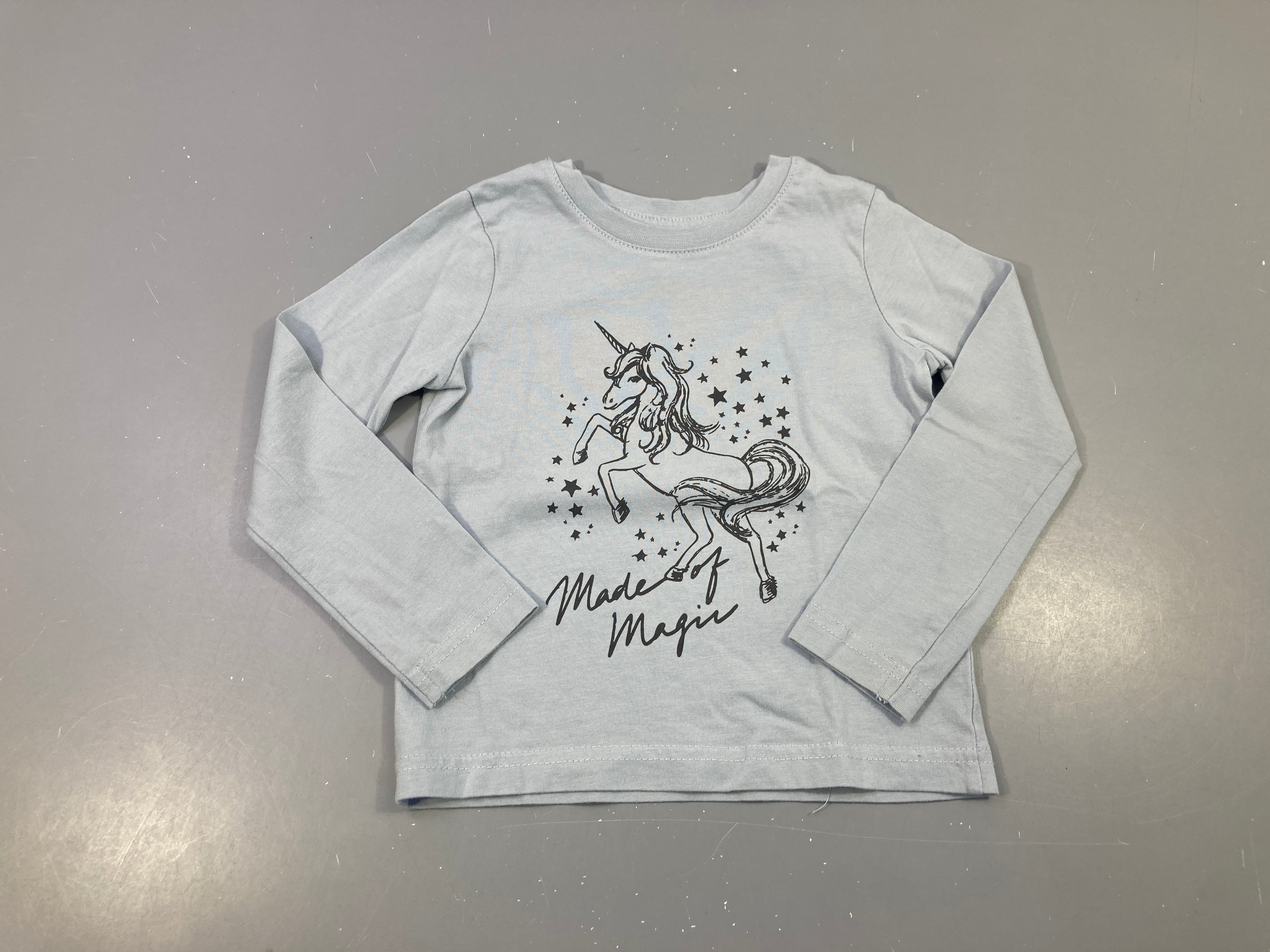 T-shirt m.l bleu clair Licorne