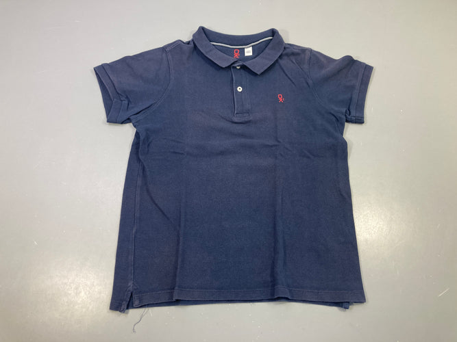 Polo m.c bleu foncé, moins cher chez Petit Kiwi