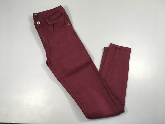 Pantalon aubergine Mini Mignon, moins cher chez Petit Kiwi