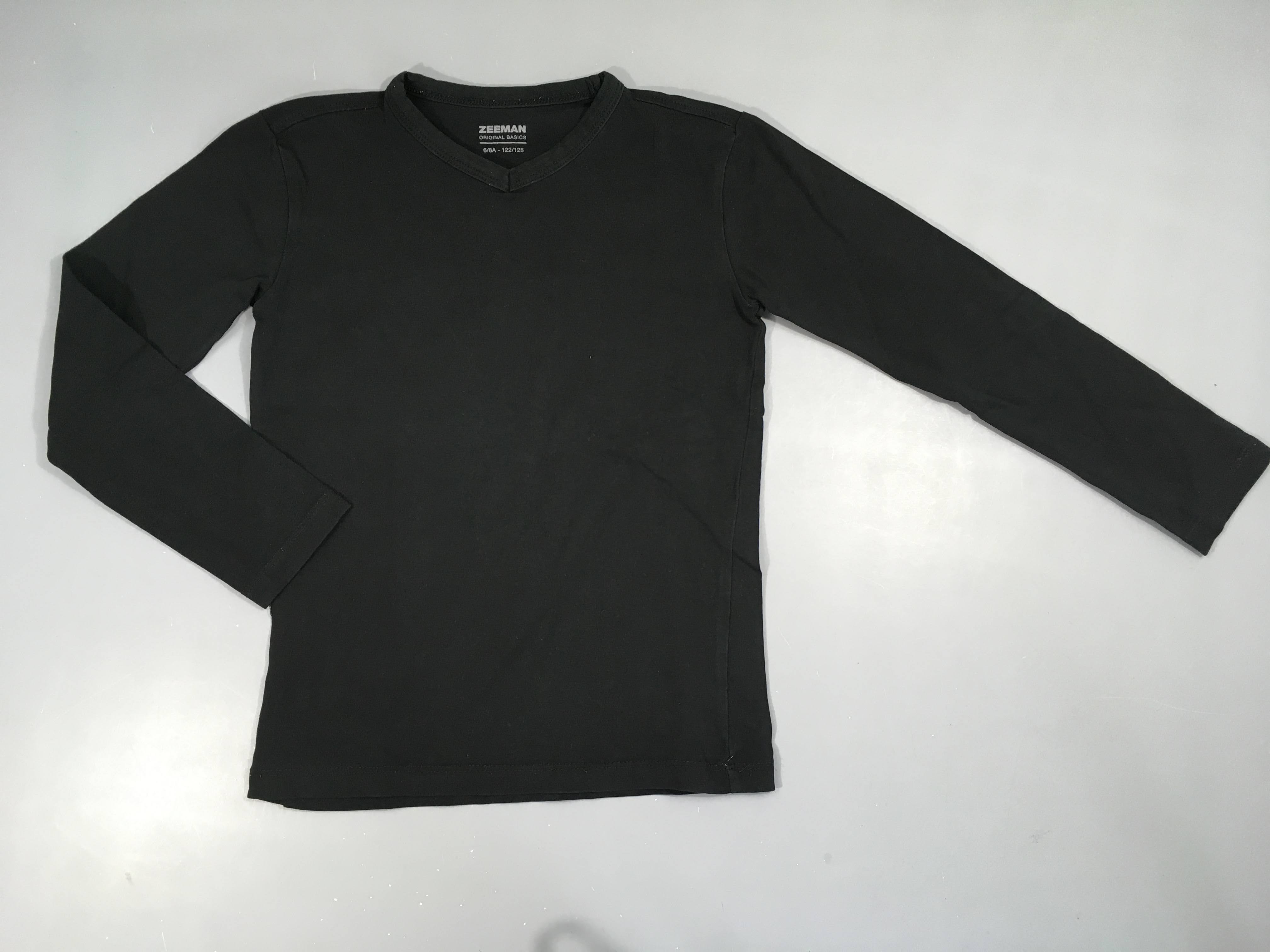 Chemisette m.l noir col v